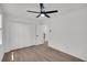 Bedroom features closet and wood floors at 212 Lake Moultrie Dr, Bonneau, SC 29431
