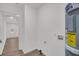 Utility room featuring washer/dryer hookups and a water heater at 212 Lake Moultrie Dr, Bonneau, SC 29431