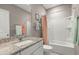Bathroom features a tub, sink, and shower with neutral wall colors at 311 Weston Hall Dr, Summerville, SC 29483