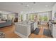 Well-lit kitchen with a large granite island, stainless steel appliances, and an open layout perfect for entertaining at 311 Weston Hall Dr, Summerville, SC 29483