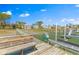 Enjoy direct water access from this private dock with space for boating and scenic views at 3121 Marshgate Dr, Johns Island, SC 29455