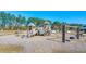 Exterior shot of the playground with a wooden playset, swings, and tire swing at 315 Black Birch Dr, Summerville, SC 29486