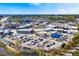 Aerial view of a shopping center with parking and various retail stores at 315 Black Birch Dr, Summerville, SC 29486