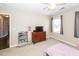 Bright bedroom with two windows and a ceiling fan at 327 Freeland Way, Moncks Corner, SC 29461