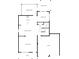 Downstairs floor plan showing the kitchen, living room, and garage at 359 Dunlin Dr, Summerville, SC 29486