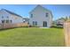 Wide backyard shot, showcasing the large space, privacy fence, and nearby houses, perfect for outdoor activities at 436 Thoroughbred Dr, Moncks Corner, SC 29461