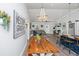 Open floor plan featuring a spacious living area with a comfortable gray sofa at 508 Horse Trail Rd, Saint George, SC 29477