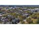 Stunning aerial view of a neighborhood with lush trees and cityscape views at 56 Parkwood Ave, Charleston, SC 29403