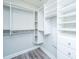 A beautifully designed walk-in closet with custom shelving and plenty of storage space at 566 Four Seasons Blvd, Summerville, SC 29486