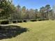 Fenced-in backyard with beautiful lush green grass at 7819 Bells Hwy, Ruffin, SC 29475