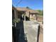 Driveway and access to the rear of the house, seen through a brick gate at 7819 Bells Hwy, Ruffin, SC 29475