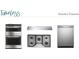 The stainless steel kitchen appliance package includes a stove, oven, dishwasher and range hood at 820 Gentle Breeze Dr, Summerville, SC 29486