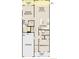 This detailed floor plan features two bedrooms, primary bath, Gathering room, kitchen, and a two-car garage at 960 Dusk Dr, Summerville, SC 29486