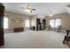 Spacious bonus room featuring three ceiling fans and plenty of natural light at 1067 Shipton Ct, Charleston, SC 29414