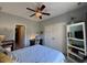 Bedroom featuring soft light, closet, and desk with task lighting at 111 Spanish Oak Ln, Ladson, SC 29456