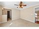 Neutral bedroom with access to walk-in closet and stairway at 1124 Clearspring Dr, Charleston, SC 29412