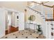 Foyer with marble floors, staircase, and entryway at 1124 Clearspring Dr, Charleston, SC 29412