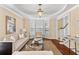 Inviting living room with large windows, neutral decor, and hardwood floors at 1124 Clearspring Dr, Charleston, SC 29412