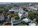 Scenic aerial view showcasing a charming church and the surrounding historic architecture of Charleston at 12 Elliott St # A, Charleston, SC 29401