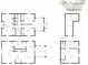 Detailed floor plan showcasing the layout with bedrooms, kitchen, living spaces, and outdoor balconies and patio at 1212 Pinopolis Rd, Moncks Corner, SC 29461