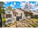 Backyard with a patio, outdoor seating, and grassy area, perfect for outdoor activities at 1257 Maryland Dr, Ladson, SC 29456
