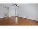 Large bedroom with ceiling fan, hardwood floors, and natural light at 1369 Tidal Creek Cv, Charleston, SC 29412
