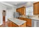 Gourmet kitchen featuring stainless steel appliances, granite countertops, and ample cabinet space at 1626 Bull Creek Ln, Charleston, SC 29414
