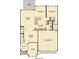 First floor layout featuring kitchen, dining room, study, Gathering room, breakfast nook, patio and 2-car garage at 198 Belfort Pl, Summerville, SC 29486