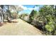 Scenic backyard with lush greenery, mature trees, and a charming creek at 1984 Shadetree Blvd, Johns Island, SC 29455