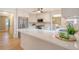 Elegant kitchen with white cabinets, stainless steel appliances, and a spacious island at 2072 Middleburg Ln, Mount Pleasant, SC 29464