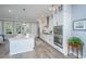 Modern kitchen with stainless steel appliances, white cabinetry, and stylish countertops at 2322 Dorado Ct, Johns Island, SC 29455