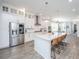 Open kitchen featuring a large island, stainless steel appliances, and modern design at 2322 Dorado Ct, Johns Island, SC 29455
