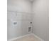 A neutral-toned laundry room with connections in place ready for appliances at 234 Silk Oak Dr, Moncks Corner, SC 29461