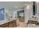 Modern kitchen showcasing granite countertops, stainless steel appliances and hardwood style floors at 243 N Light Way, Summerville, SC 29486