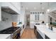 Modern kitchen features white cabinets, stainless steel appliances, and a spacious island at 2501 Clear Marsh Rd, Seabrook Island, SC 29455