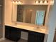 Bathroom featuring double vanity, shower with glass door, and updated lighting at 280 Godwit Dr, Summerville, SC 29486