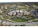 Aerial view of a beautiful coastal community with golf courses and the Island Club at 3005 Ocean Winds Dr, Seabrook Island, SC 29455