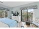 Bedroom featuring a dresser, TV and outside balcony at 3005 Ocean Winds Dr, Seabrook Island, SC 29455