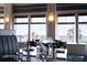 Restaurant table setting with ocean views, glassware, silverware, and napkins at 3005 Ocean Winds Dr, Seabrook Island, SC 29455
