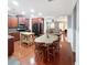Well-lit kitchen boasting wood cabinetry, stainless steel appliances, and an island at 3025 Lazarette Ln, Charleston, SC 29414