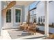 Outdoor patio with comfortable seating, perfect for relaxing and enjoying the views at 316 Archar St, Summerville, SC 29486
