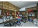 A spacious storage room with well-organized shelving, providing plenty of storage space for supplies and equipment at 3419 Myrtle St, Edisto Island, SC 29438
