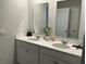 Double sink bathroom vanity offers generous counter space, complemented by neutral finishes at 413 Cedarview Rd, Summerville, SC 29486