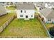 Aerial view of a large fenced backyard and two-story home at 436 Cedarview Rd, Summerville, SC 29486