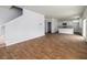 Open-concept living area showcases the kitchen and a neutral color palette at 436 Cedarview Rd, Summerville, SC 29486
