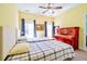 Bedroom features two twin beds and upright piano at 4846 Causey Pond Rd, Awendaw, SC 29429