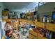 Overhead garage storage; a functional space offering ample organizational opportunities at 4846 Causey Pond Rd, Awendaw, SC 29429