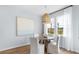 Dining area with natural light and wood floors at 544 Richfield Way, Summerville, SC 29486