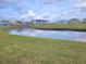 A beautiful view of the pond in the community at 609 Sienna Way, Summerville, SC 29486