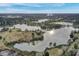 Scenic aerial view of Buffalo Lake surrounded by lush forests at 85 Arrowwood Way, Summerville, SC 29485